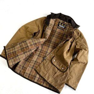 Barbour Ladies Utility Jacket Brown Waxed Cotton UK 10 / US 6 - Excellent